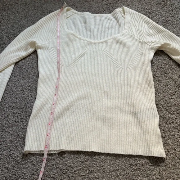 3/$45 Sweetheart Ribbed Sweater - Picture 8 of 8